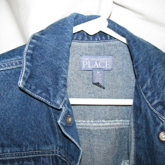 The Childrens Place girls size M 7-8  denim Jacket - Picture 4 of 8